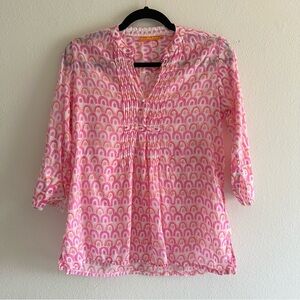 Tuckernuck | Oliphant Pintuck Blouse/Tunic - Size S